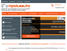 Tablet Screenshot of modulauto.com